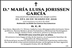 María Luisa Jorissen García